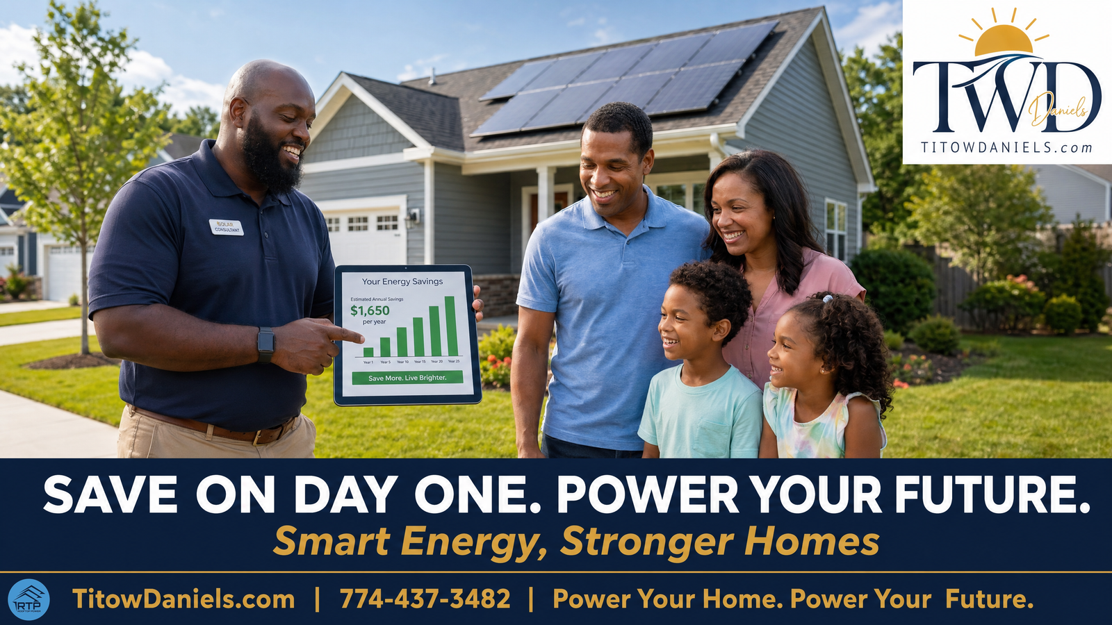 Go Solar with TitowDaniels.com - Save on Day One
